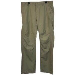 Oakley Performance Hiking Pants Mens 40x34‎ Nylon Wicking Casual Outdoor Khaki